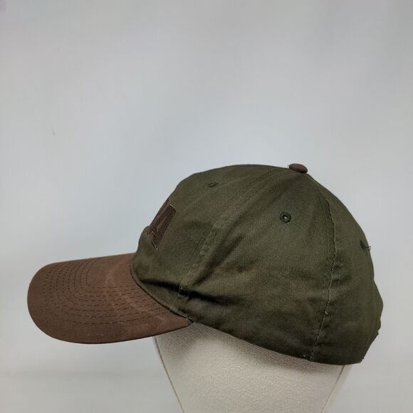 NRA Strapback Hat Green Brown Adjustable 58 CM Embroidered Logo 2nd Amendment - Picture 3 of 7